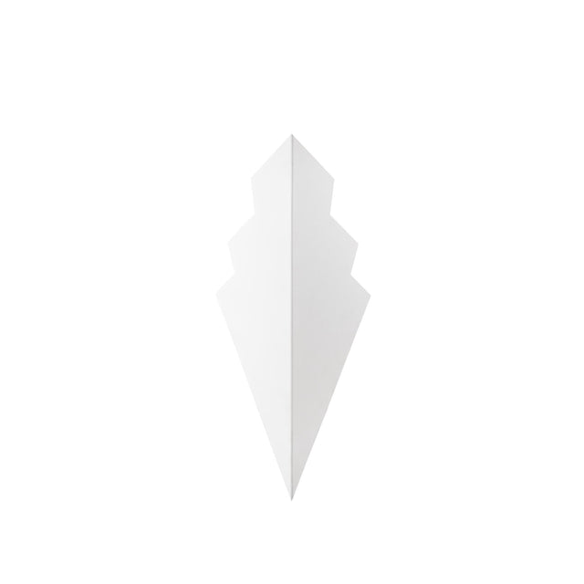 Ok Rustik Metal Tekli Aplik - Beyaz