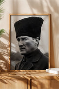 Mustafa Kemal Atatürk Baskılı Ahşap Çerçeveli Tablo | Huhu507