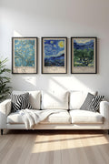 Vincent Van Gogh Tablo Seti - Modern 3’lü Çerçeveli Set | huhu269