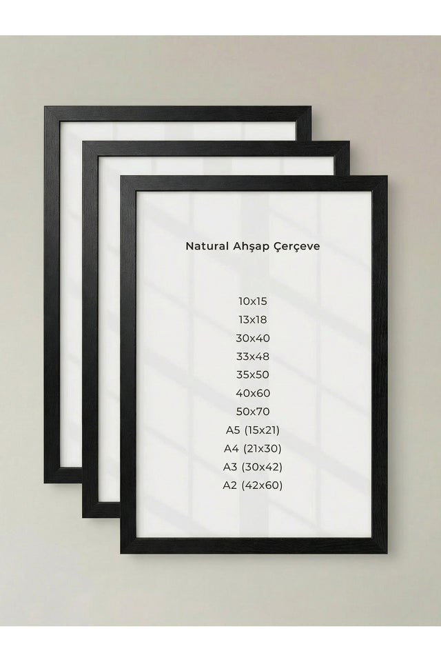 Ahşap Tablo Çerçevesi, Fotoğraf, Sertifika, Poster, Puzzle, Bebek Odası Çerçevesi
