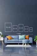 Geometrik Desenli Canlı Tonlar Tablo Seti - Modern 2’li Set | huhu1