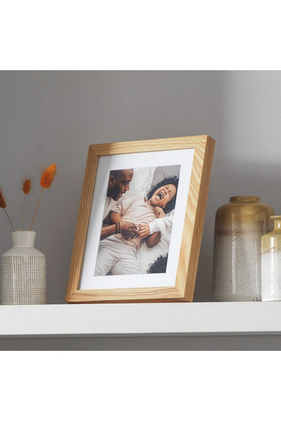 Doğal Ahşap Fotoğraf Çerçevesi 20x20cm