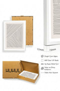 Modern Çizgili Tablo Seti - Minimalist 2’li Set | huhu2