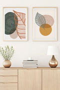 Modern Geometrik Desenli Tablo Seti - 2’li Set | huhu47