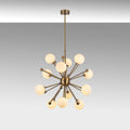 Sputnik 12'li Camlı Avize - Altin