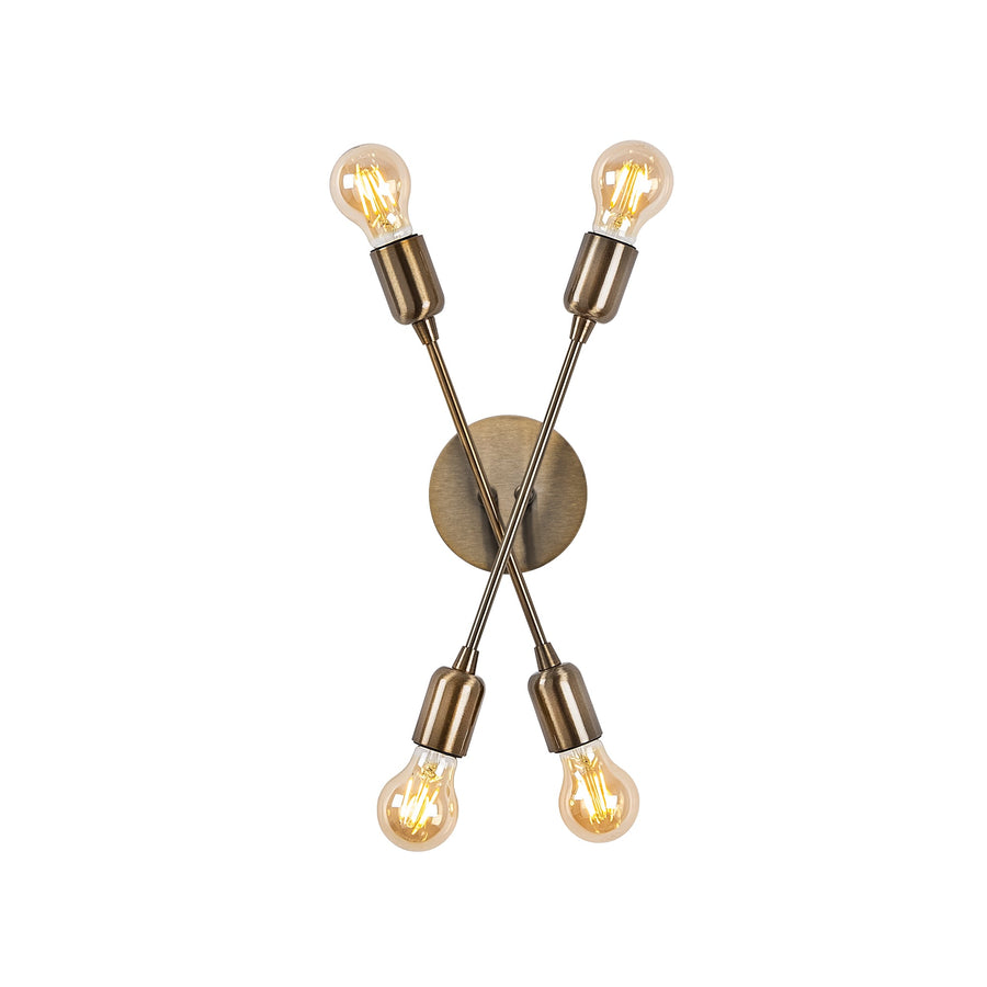Sputnik 4'lü Metal Aplik - Gumus