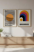 Geometrik Desenli Renkli Tablo Seti - Modern 2’li Set | huhu246