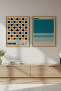 Bauhaus Desenli Modern Tablo Seti - Soyut 2’li Set | huhu249