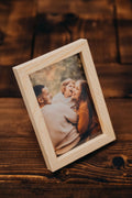 10×15 Cm İskandinav Çam Ahşap Fotoğraf Çerçevesi – Dekoratif, Koruyucu Film & Plastik Arka Kapak | DA1015