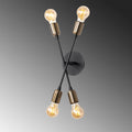 Sputnik 4'lü Metal Aplik - Siyah
