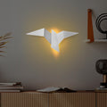 Origami Kuş Büyük Boy LED Aplik - Beyaz