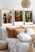 Ahşap Çerçeveli Camille Pissarro Tablo Seti | Huhu555