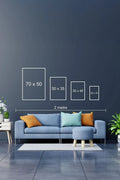 Modern Geometrik Desenli Tablo Seti - Altın ve Siyah 2’li Set | huhu78