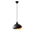 Çıkık Tekli Sarkıt Metal - Siyah
