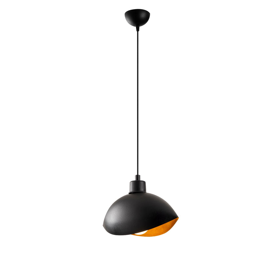 Çıkık Tekli Sarkıt Metal - Siyah
