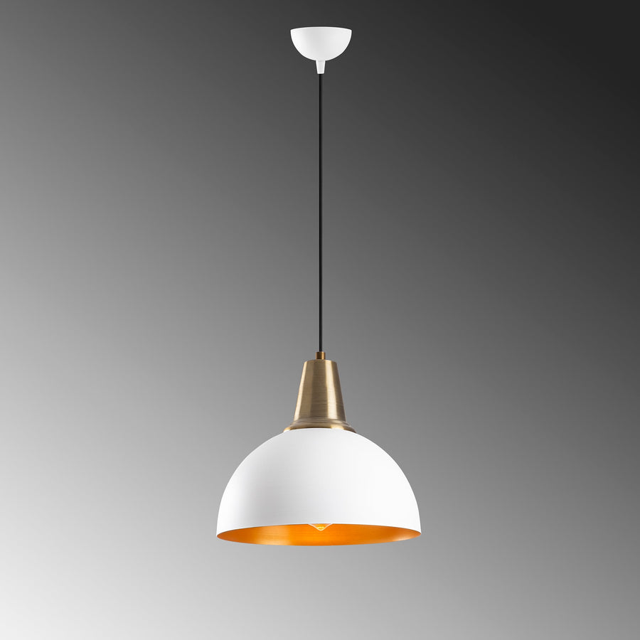 Dome Metal Tekli Sarkıt - Beyaz