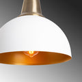 Dome Metal Tekli Sarkıt - Beyaz