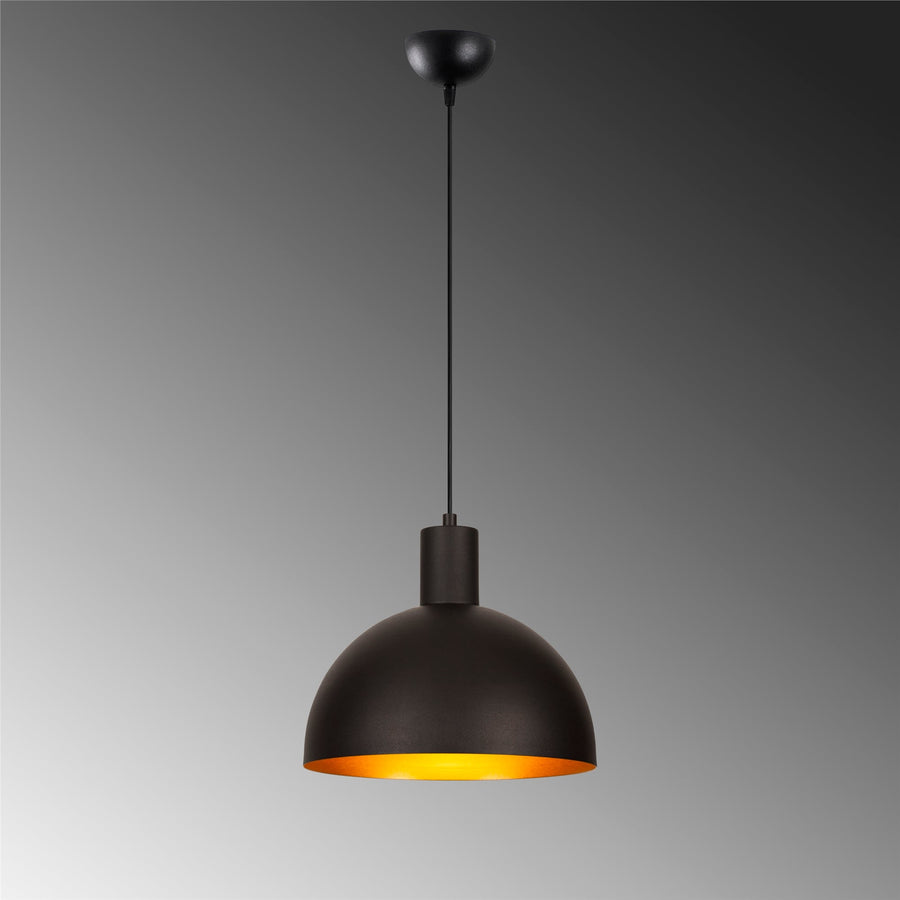 Küre Tekli Metal Sarkıt - Siyah