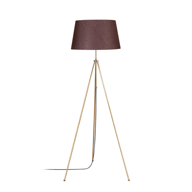 Tripod Metal Lambader - Kahve