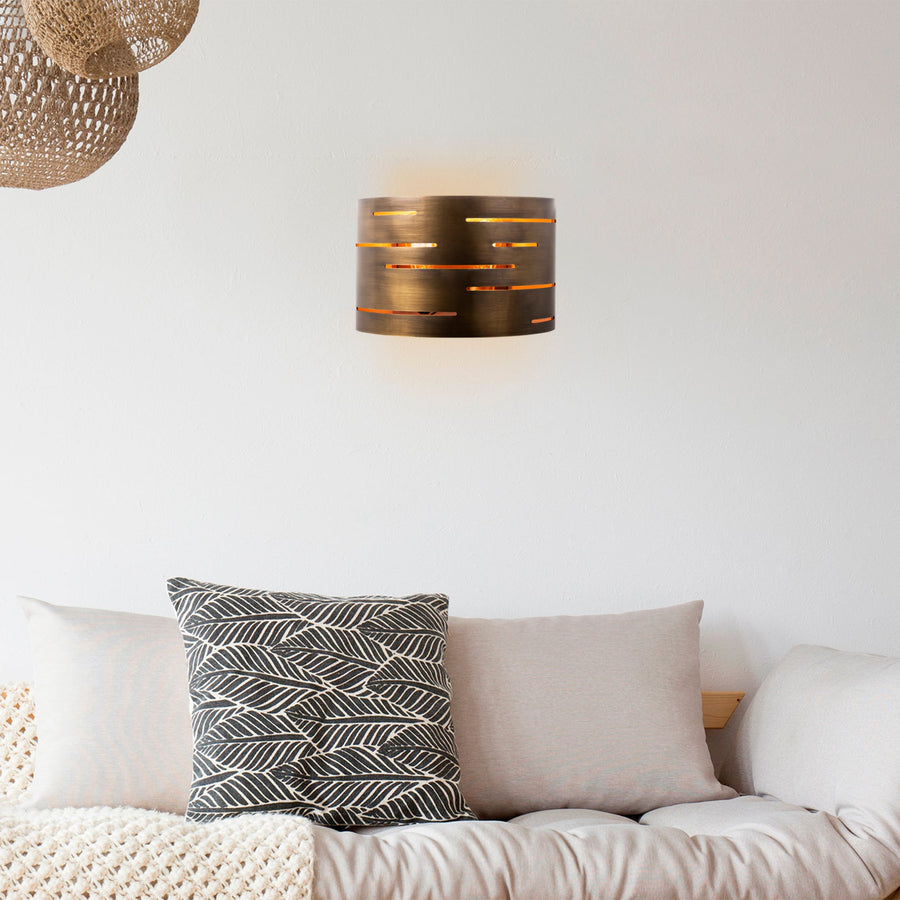 Dilimli Metal Tekli Aplik - Altin Eskitme