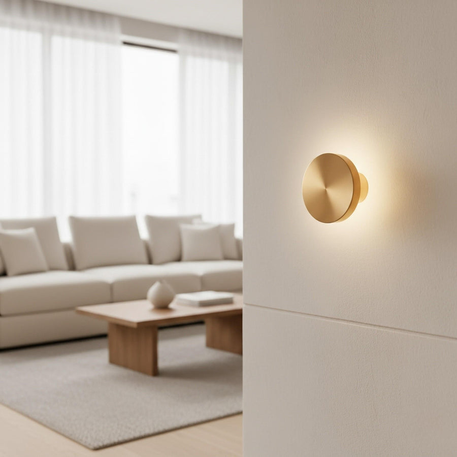 Altin LED Metal Sivama Tekli Aplik - Altin