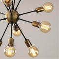 Sputnik 12'li Metal Avize - Altin