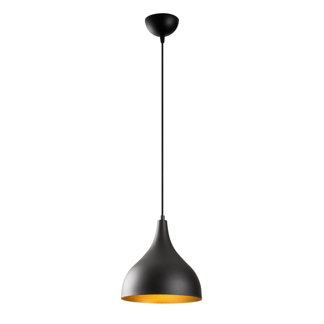 Modern Tekli Sarkıt Metal Mermi - Siyah
