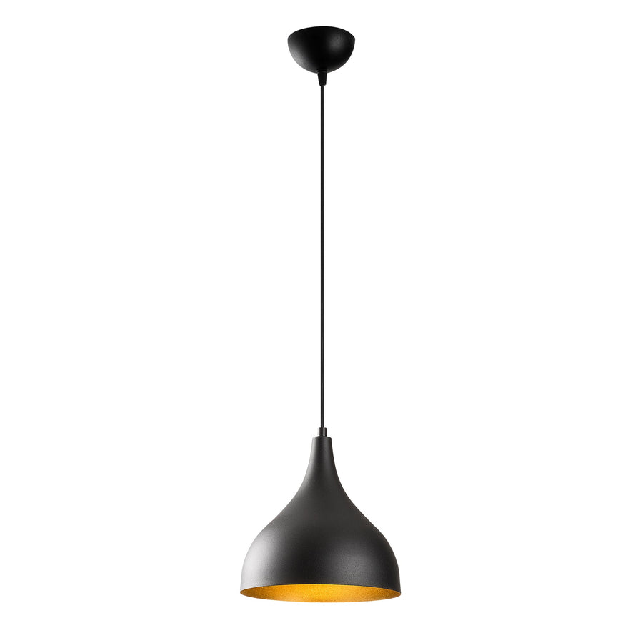 Modern Tekli Sarkıt Metal Mermi - Siyah