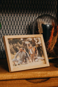 10×15 Cm İskandinav Çam Ahşap Fotoğraf Çerçevesi – Dekoratif, Koruyucu Film & Plastik Arka Kapak | DA1015