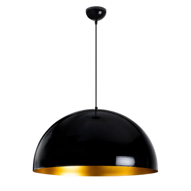 Parlak Metal Kubbe Tekli Sarkıt - Siyah