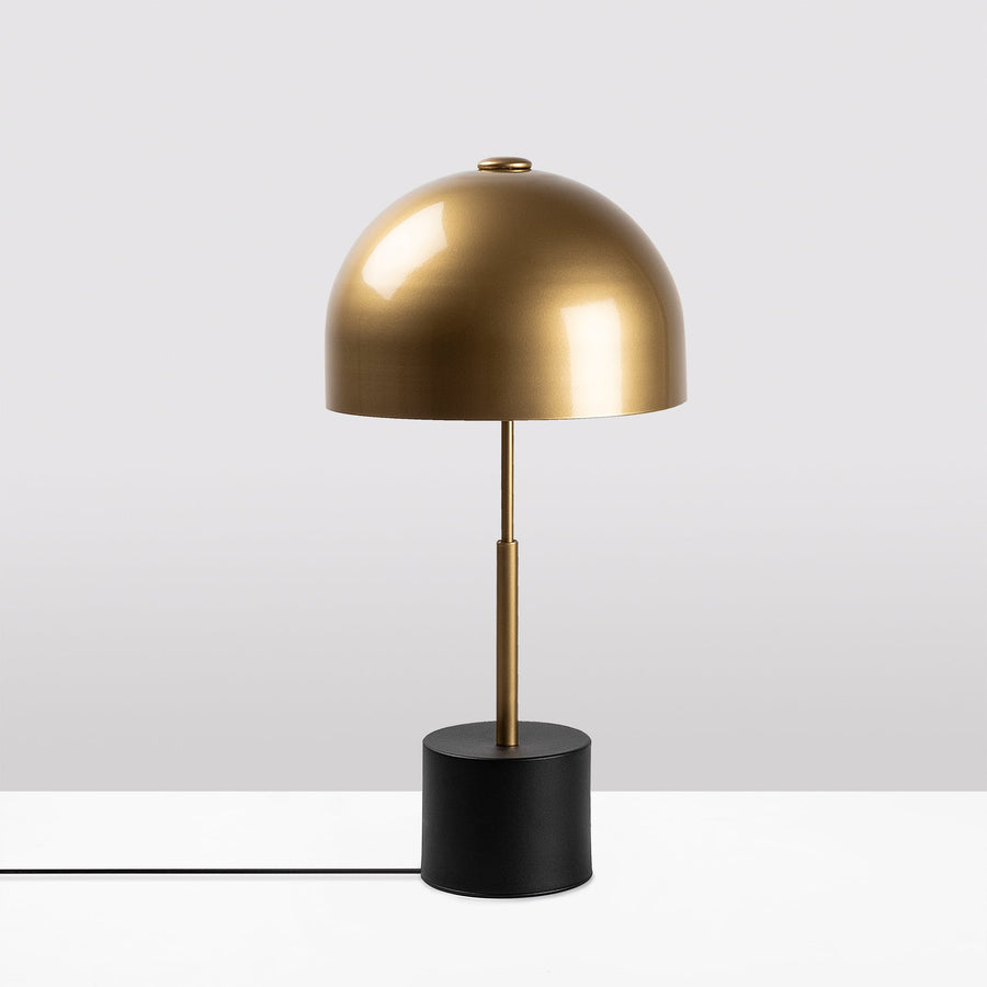 Kubbe Başlıklı Modern Masa Lambası - Altın