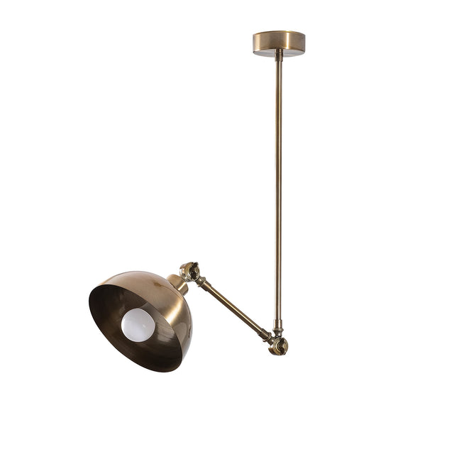 Eskitme Tekli Avize Metal Sıvama Başlık - Bakır