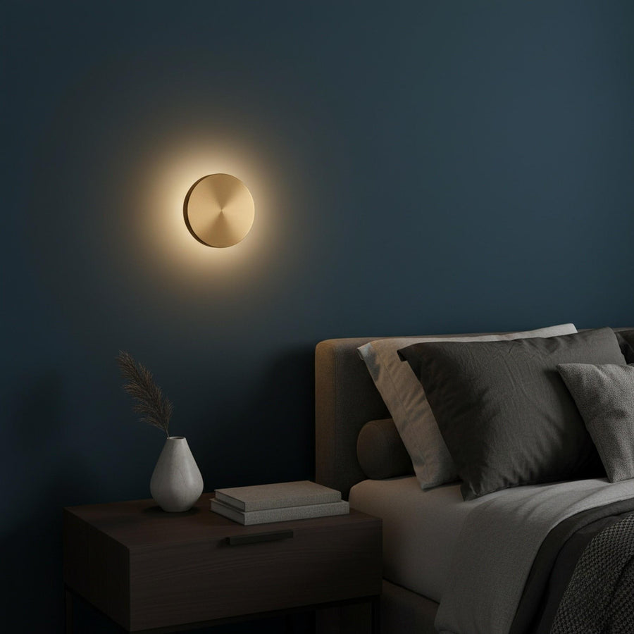 Altin LED Metal Sivama Tekli Aplik - Altin