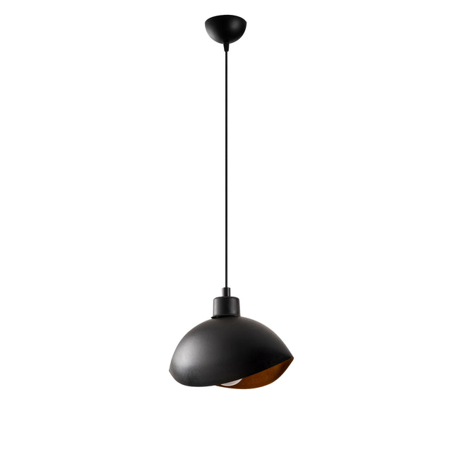 Çıkık Tekli Sarkıt Metal - Siyah