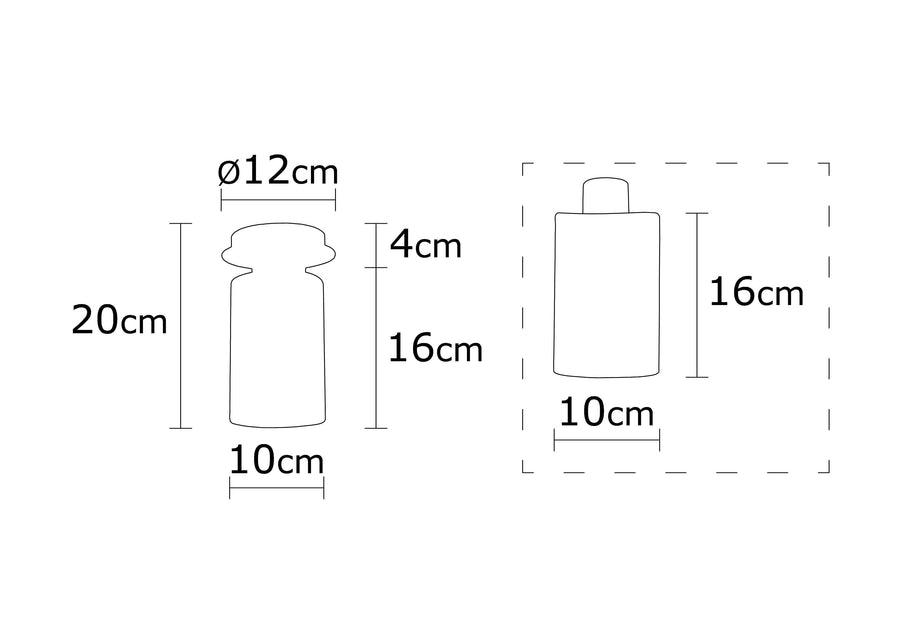 Silindir Camlı Tekli Metal Plafonyer - Gümüş