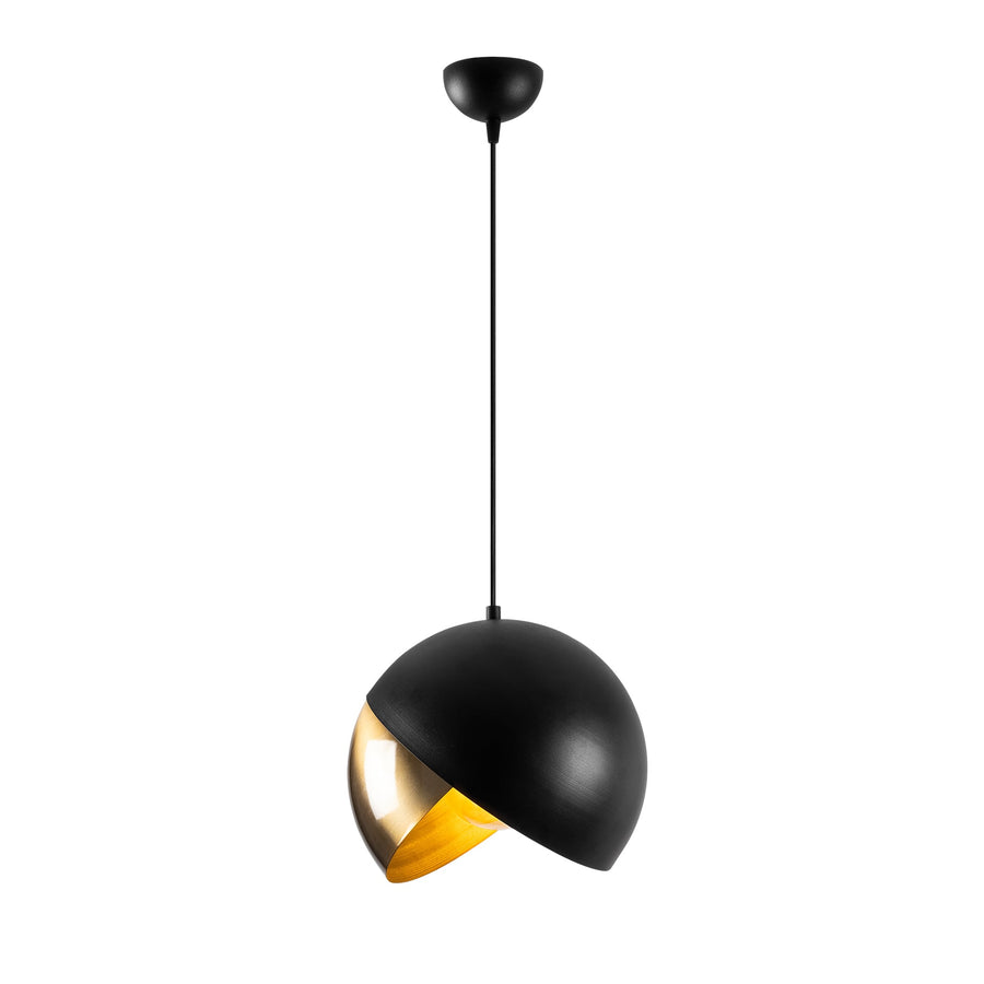 Metal Küre Tekli Sarkıt - Siyah
