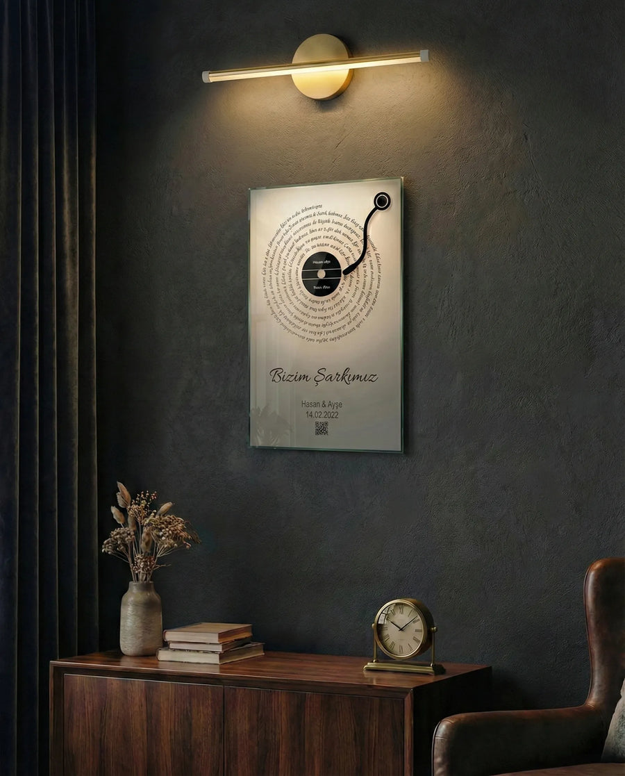 Minimal Duvar Apliği Tablo | Modern LED Duvar Aydınlatma