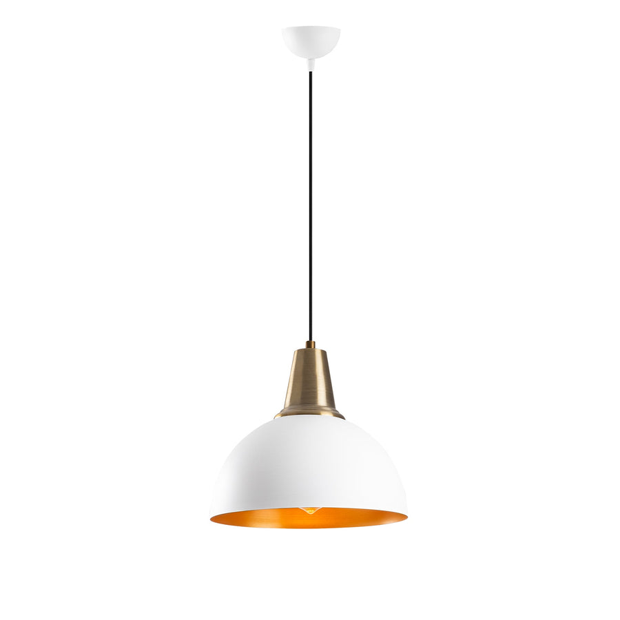 Dome Metal Tekli Sarkıt - Beyaz