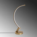 Yay Gövdeli Metal Masa Lambası - Altın