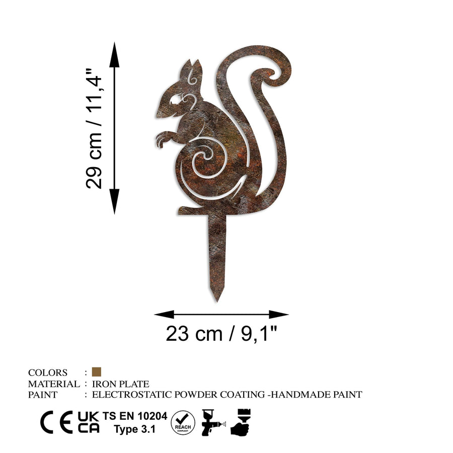 Sincap Metal Bahçe Dekoru - Bakır