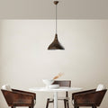 Eskitme Metal Sivama Tekli Sarkıt - Kahve