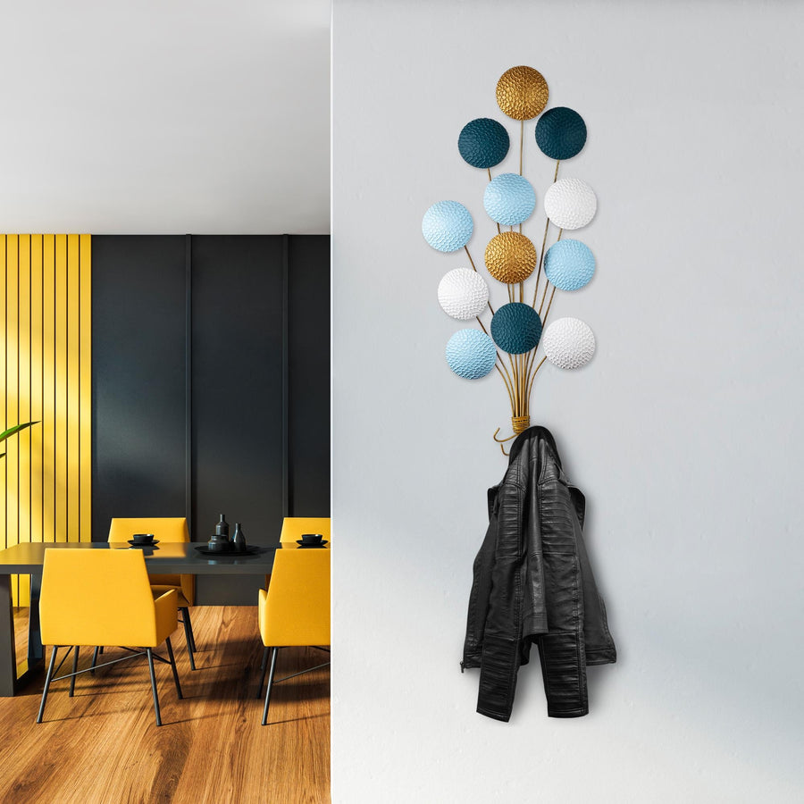Balon Metal Duvar Askılığı - Cok Renkli