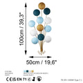Balon Metal Duvar Askılığı - Cok Renkli