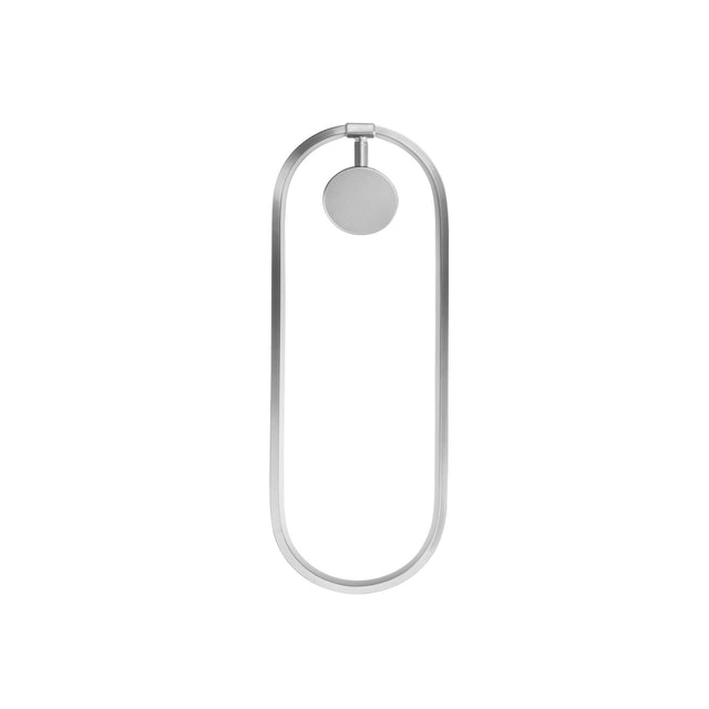 Oval LED Metal Aplik - Krom