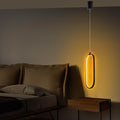 Oval LED Metal Tekli Sarkıt - Siyah