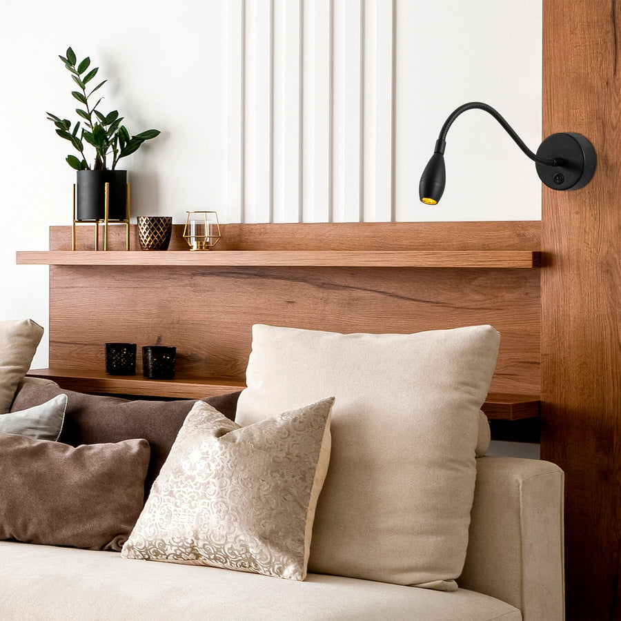 Esnek Kollu Okuma Apliki - Siyah