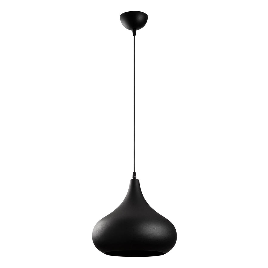 Modern Tekli Sarkıt Metal Soğan - Siyah