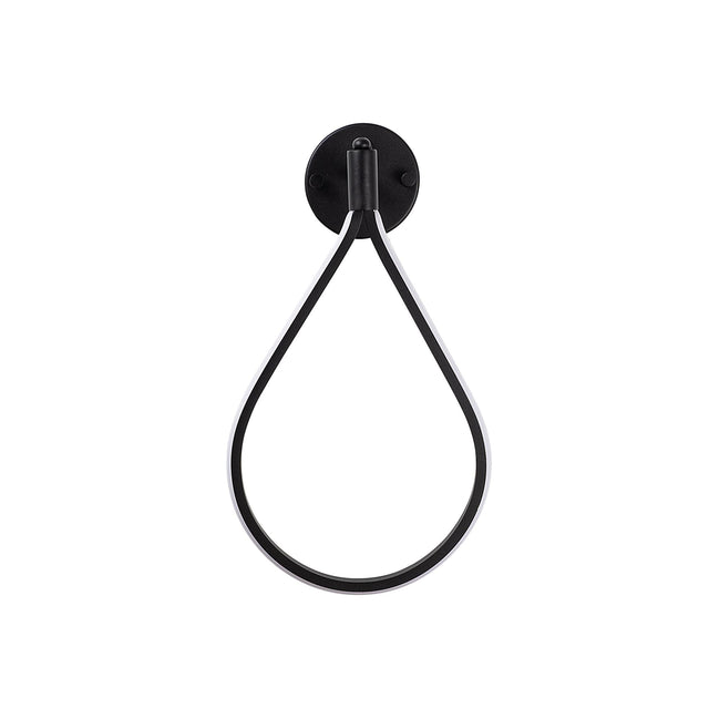 Damla Metal LED Aplik - Siyah