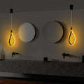 Damla Metal LED Tekli Sarkıt - Siyah
