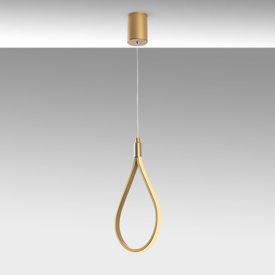 Damla Metal LED Tekli Sarkıt - Altın